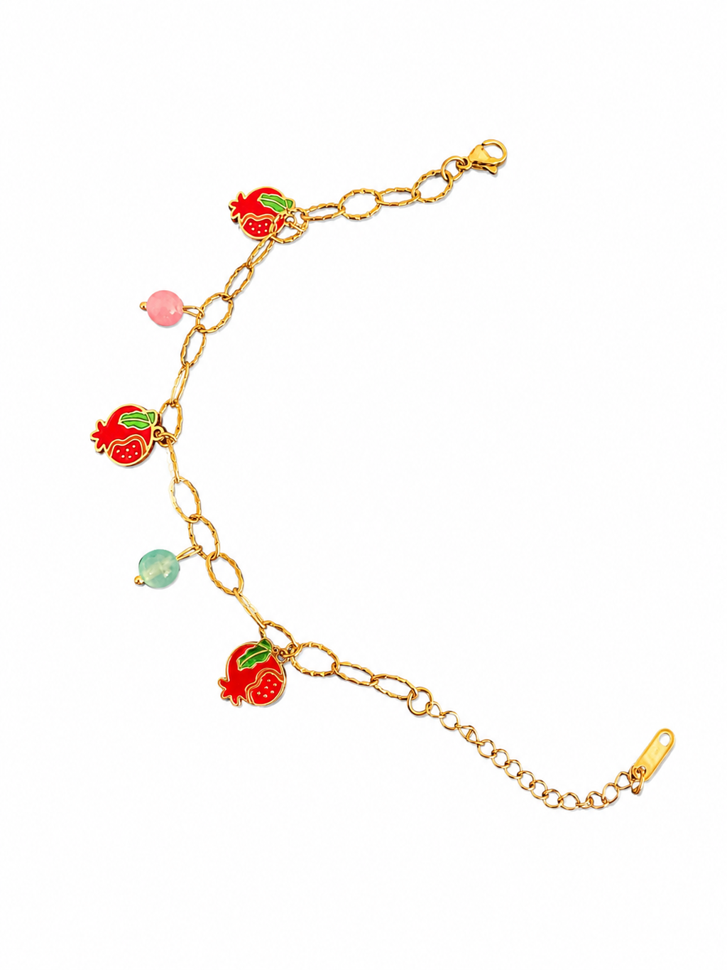 Strawberry Charm Bracelet