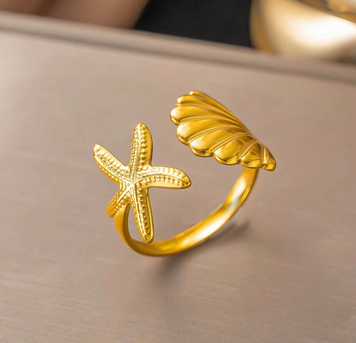 Ocean Muse Adjustable Ring