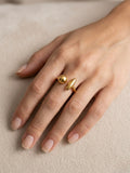 Dual Orb Statement Ring