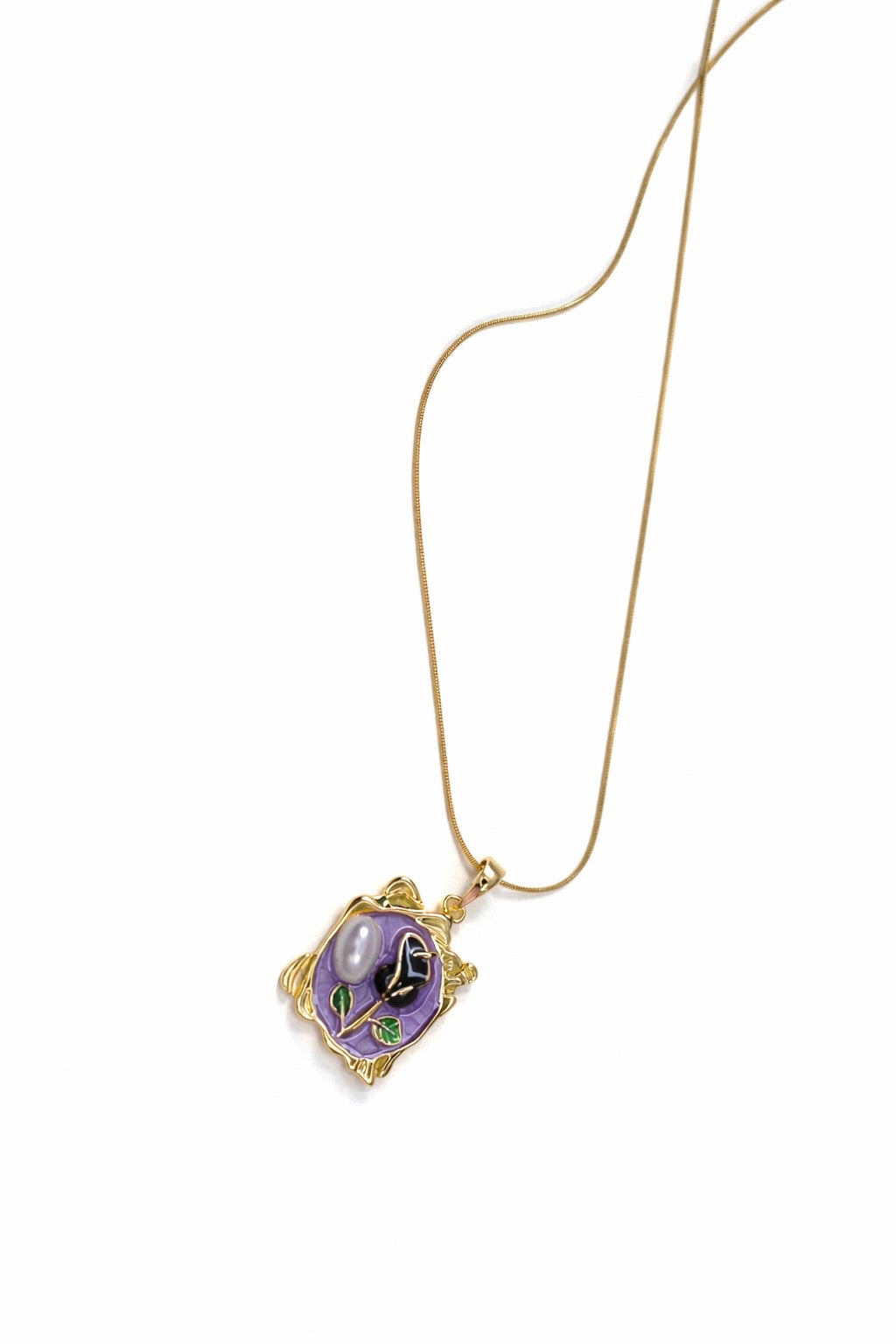 The Enchanted Lilac Garden Pendant