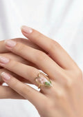 Eternal Blossom in Heart Ring