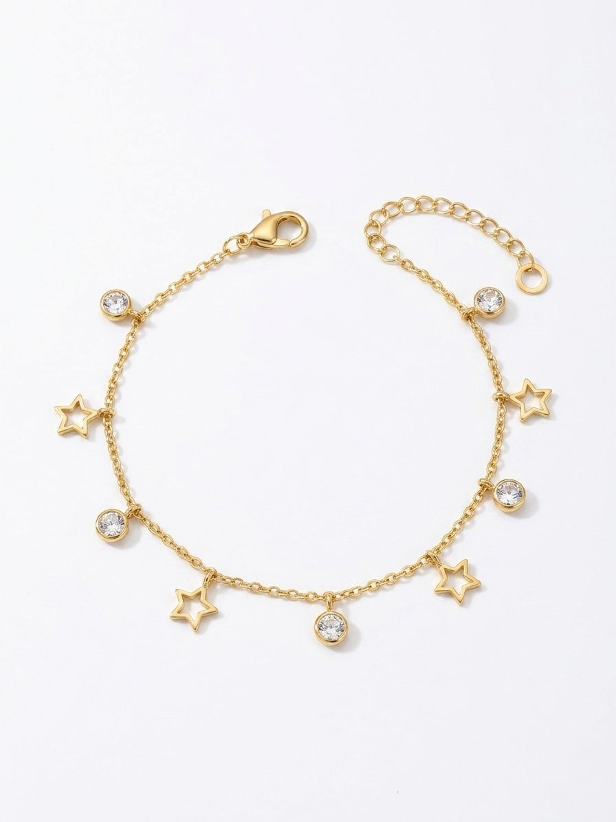 Celestial Radiance Charm Bracelet