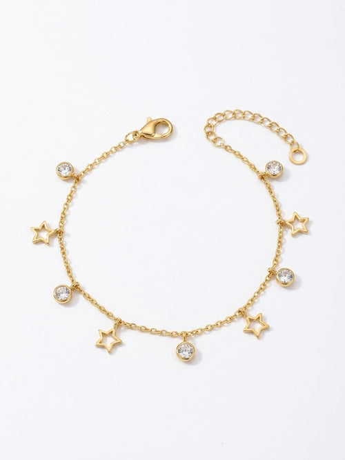 Celestial Radiance Charm Bracelet