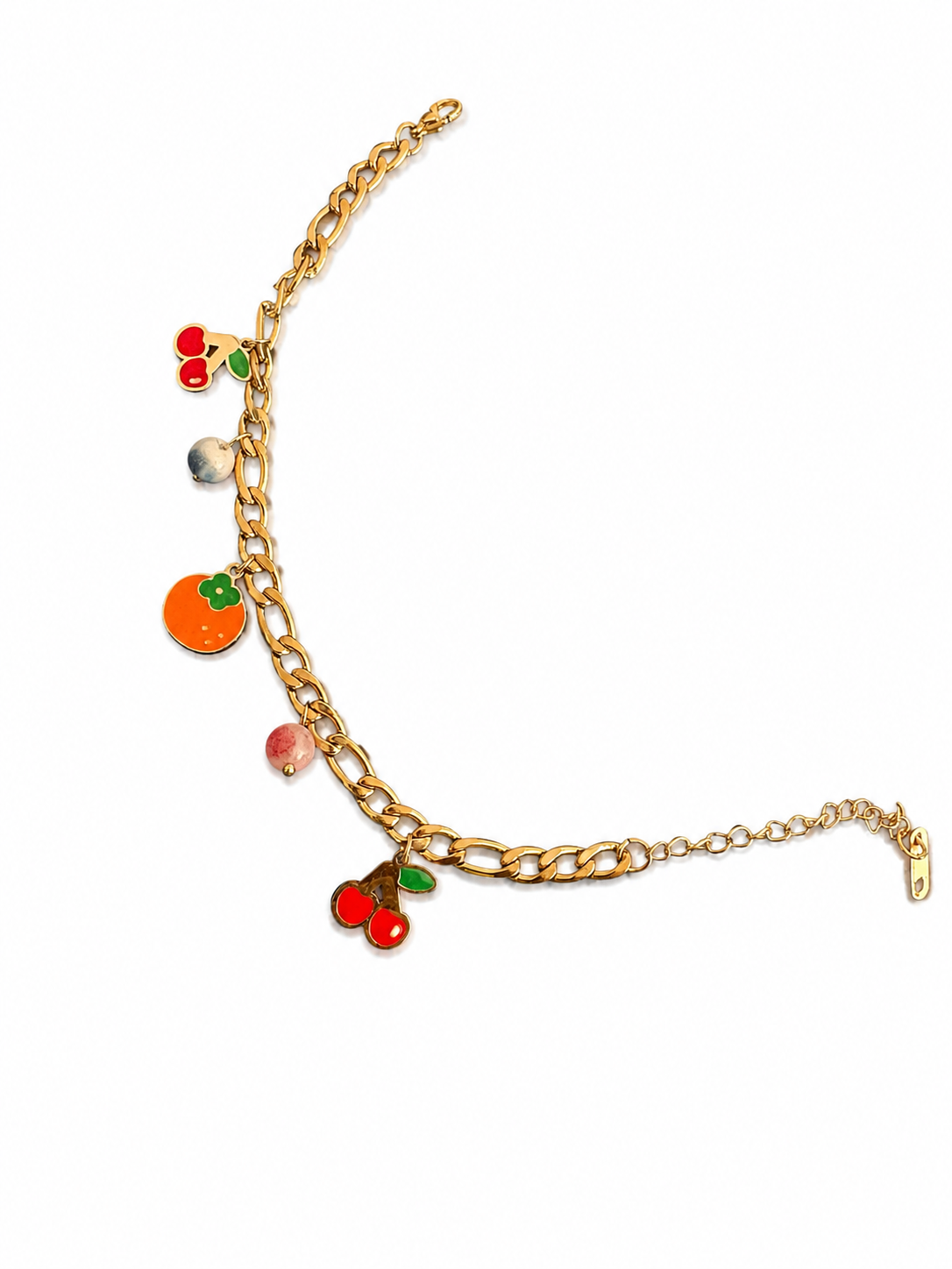 Summer Fruit Charm Bracelet