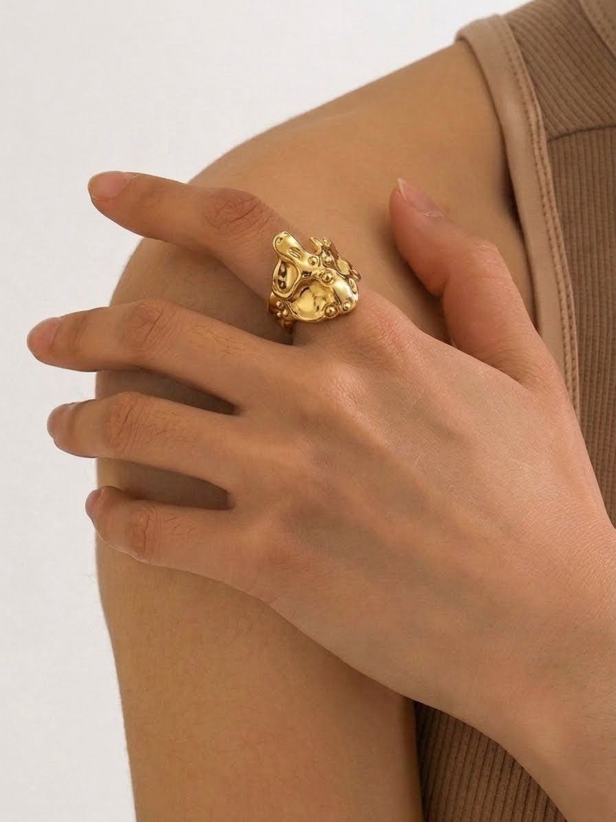 Molten Lava Open Band Ring