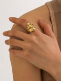 Molten Lava Open Band Ring