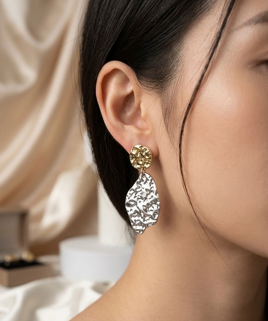 Two-Toned Hammered